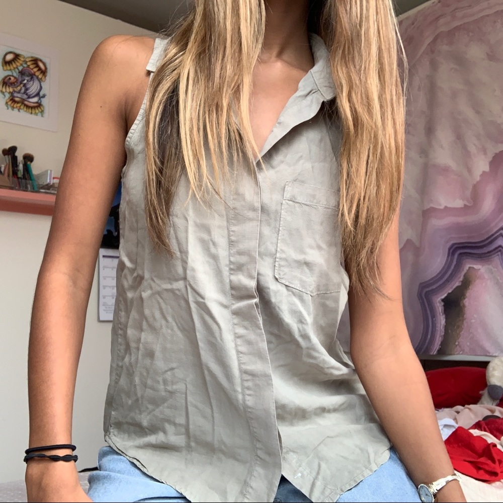 Thread & Supply Jade Green Button-Down